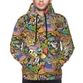 thumbnail image 4 of Hoodies for Men - USA 1 Long Sleeve Comfrt Men'S Fashion Hoodies & Sweatshirts, Sweatshirts for Men Hoodies Pullover Clothing Clothes with Pouch, 4 of 7