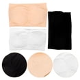 thumbnail image 4 of 3 uds sujetador bandeau sin tirantes bralettes sin costuras sujetador de tubo sujetador bandeau elástico, 4 of 5