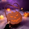 thumbnail image 5 of LILIYA Womens Halloween Pumpkin Crossbody Bags Cute Funny Candy Purse Novelty 3D Shoulder Bag Halloween Holiday Tote Handbag with Chain, 5 of 6