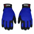thumbnail image 3 of Clarino Synthetic Leather Palm Mechanics Gloves, X-Large, Blue/Black, Pair | Bundle of 5, 3 of 4