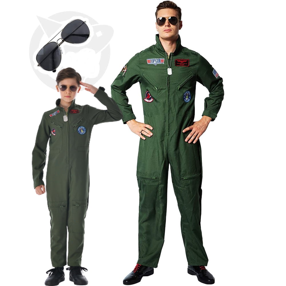 Top Gun Costumes In Top Gun 2022 New Halloween Top Gun Pilot Uniform