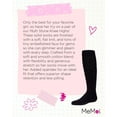 thumbnail image 7 of MeMoi  Multi Stone Knee-High Socks - Girls - Female, 8, Black, 7 of 7