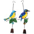 thumbnail image 1 of Shisuyan Wind Chime Multi Colored 1 Set 17X5.5X1 In Metal Glass, 1 of 8