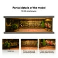 thumbnail image 6 of 1:64 Diorama Garage Model with LED Lighting, Garage Model Car Display Case for Diecast Car Models, Parking Lot Scene Garage with Acrylic Dust Cover, 6 of 11