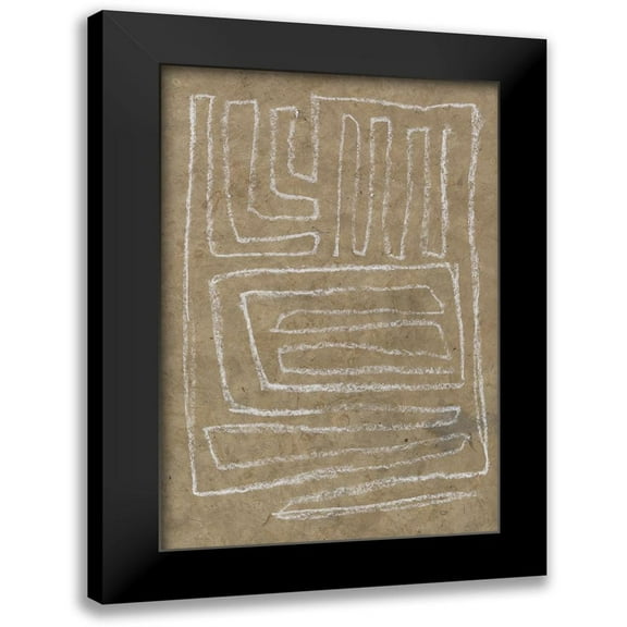 Goldberger, Jennifer 11x14 Black Modern Framed Museum Art Print Titled - The Runes II