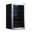 Newair Beverage Refrigerator Cooler 126 Cans Free Standing with Glass