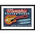 thumbnail image 2 of Art.com Memphis, Tennessee - Guitar Shack Art Print by Lantern Press, Black Frame Wall Art, 23" x 17", 2 of 5