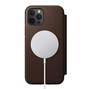 NM01963585 MagSafe Leather Folio Case iPhone 12/12 Pro Rustic Brown