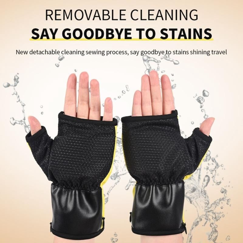 CEORPER Heating Ski Gloves 3 Temperature Settings Rechargeable Heated Gloves for Skiing
