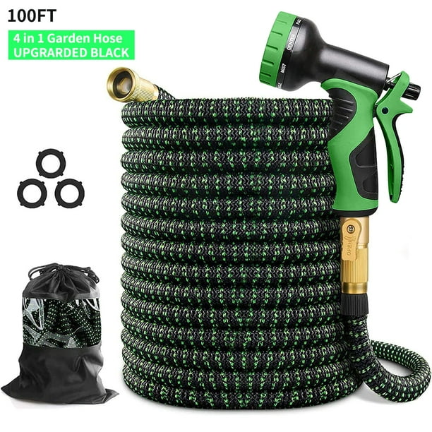 Expandable Garden Hose 50 ft, Collapsible Water Hose,Flex Hose 50 ft Expanding Hose with 10