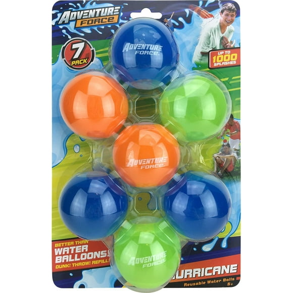 Adventure Force 7-Pack Hurricane réutilisable boules d'eau / ballons