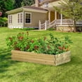 thumbnail image 5 of LuxenHome Wood 3.8ft x 2ft Raised Garden Bed, 5 of 9