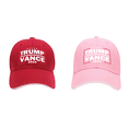 thumbnail image 1 of Trump Vance 2024 Sombrero Bordado Papá Ajustable para Hombres Mujeres () Rojo, 1 of 8