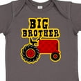 thumbnail image 4 of Inktastic Red Tractor Big Brother Boys Baby Bodysuit, 4 of 5