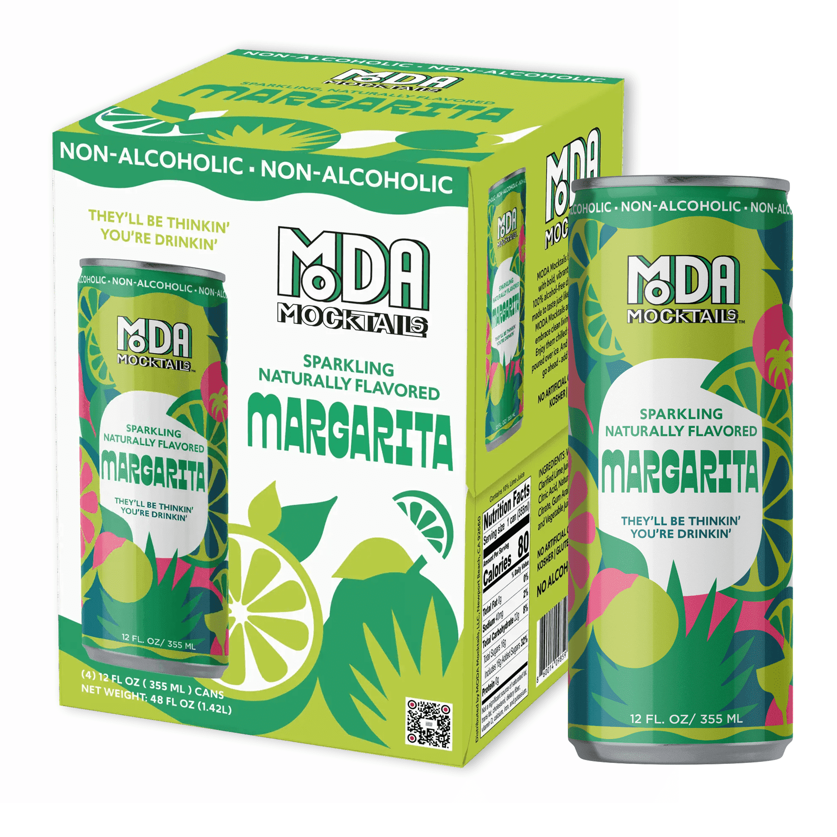 ミッツ④ 1本 Recess Zero Proof Craft Mocktail, Lime “Margarita,” 12 fl oz