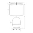 thumbnail image 4 of Monarch Specialties Lighting, 16"h, Table Lamp, Cream Resin, Beige Shade, Contemporary, 4 of 4