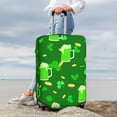 thumbnail image 3 of Lsque St Patrick's Day2 Printed Luggage Cover, Travel Luggage Protector,Scratch and Dirt Resistant, Fits 18-32 Inch Luggage - Small, 3 of 9
