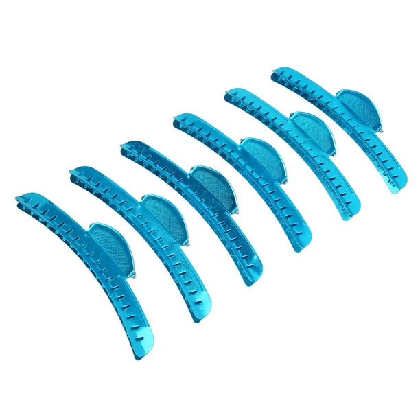 Pinzas Para La Sección Del Cabello, 6 Uds., Evitan Resbalones, Sujeción Fuerte, Pinzas Ligeras Para Colorear El Cabello Para Mujeres