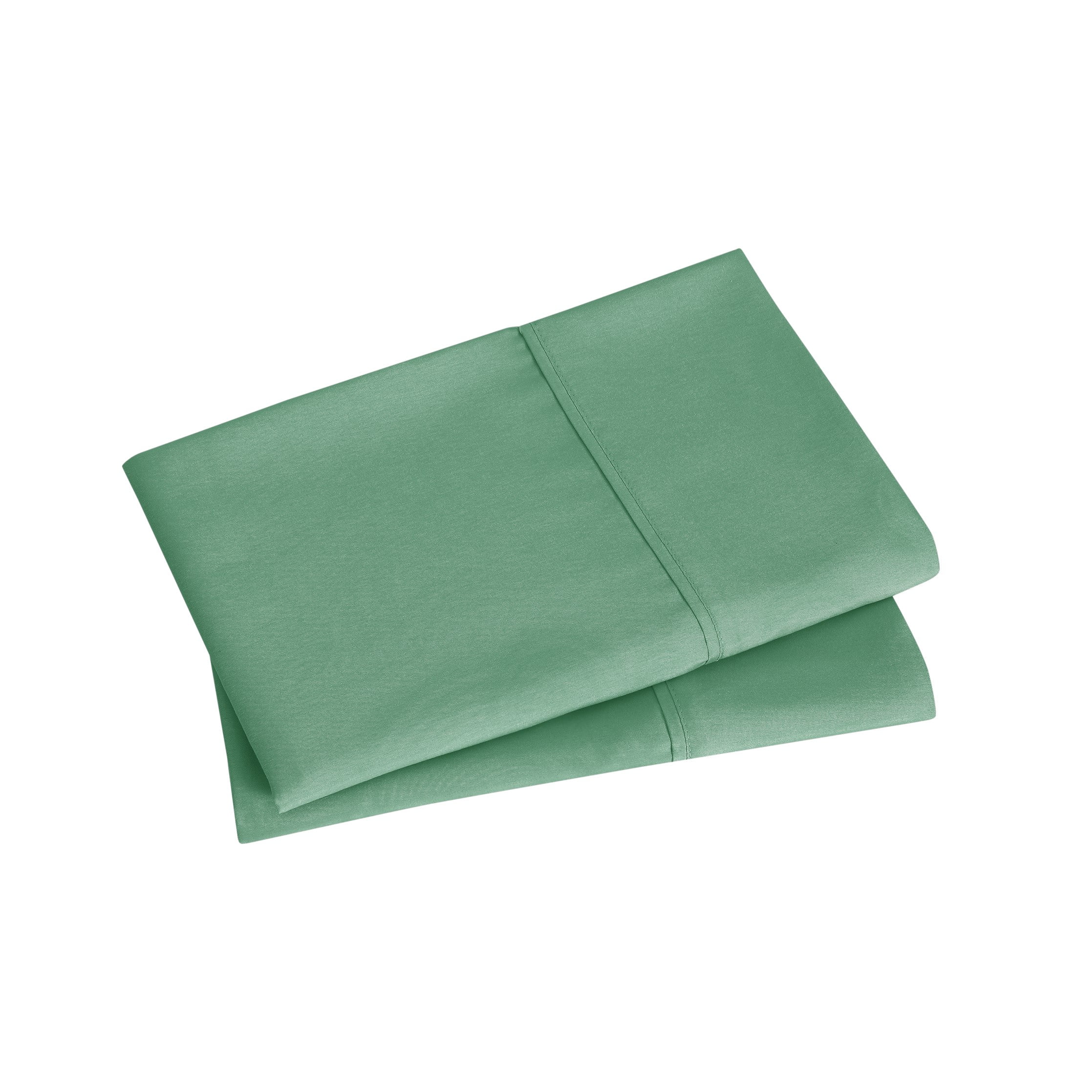 Mainstays Super Soft Brushed Microfiber Pillowcase Set, Green Sage, King, 2 Piece