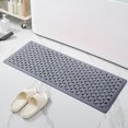 thumbnail image 1 of mmirethe Easy To Clean PVE Mat - No Harm To Feet Strong Suction Cups No Damage To Floor PVC Soft Elastic Texture Wide Application Light Grey,46cm*79cm 46cm*79cm, 1 of 6