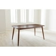 thumbnail image 6 of Baxton Studio Flora Mid-Century Modern "Oak" Medium Brown Finishing Wood Dining Table, 6 of 6