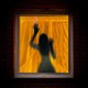 thumbnail image 4 of Pegatinas de pared de Halloween, silueta de fantasma femenino, pegatinas de ventana de Halloween, pegatinas de decoración de pared de terror con ambiente festivo, 4 of 6