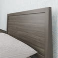 thumbnail image 5 of Max & Lily Twin Bed Frame, Solid Wood Classic Platform Bed with Panel Headboard for Kids, 5 of 10