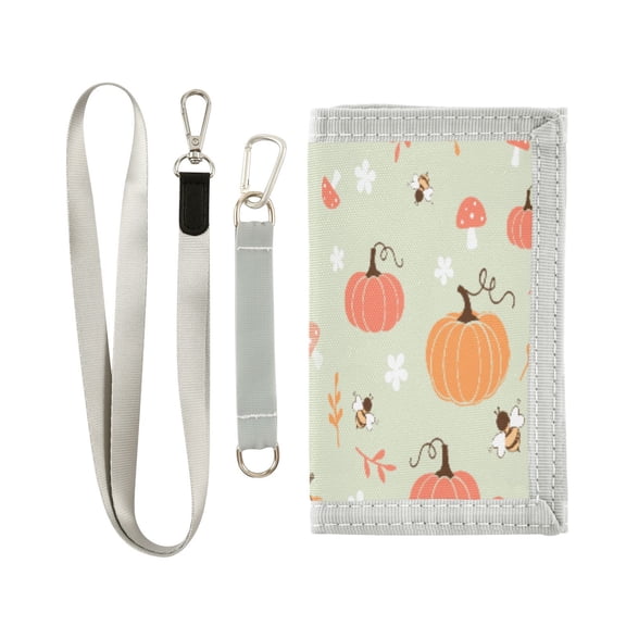 Boys' & Girls' Novelty Wallets | Men's Foldable Novelty Wallets | Prefect Gifts for Every Scene,Pumpkin