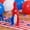 Red, variant on Cute Independence Day Faceless Doll with Hat, 4.33x3.54x11.42 Inches Patriotic Dwarf Plush Toy, Red White Blue Window Display Decor, July 4th Party Prop for Memorial Day Mantel Shelf