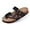 Black, variant on CozyNest GLOW Adjustable Slide Sandals for Women and Men Cork Footed Arch Supported for Summer Indoor and Outdoor