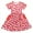 Rose Red, variant on IBTOM CASTLE Kids Girls Back to School Dress Kindergarten Short Sleeve Pencil Stationery Schoolbag Casual Dresses with Pockets 4-5 Years Pink