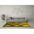 thumbnail image 3 of Ahgly Company Indoor Rectangle Oriental Yellow Industrial Area Rugs, 8' x 10', 3 of 4