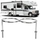 thumbnail image 4 of 316 Stainless Steel Double Ring Cup Holder with Mounting Nut Washer Solid Anti Tilting for RVs Yachts, 4 of 5
