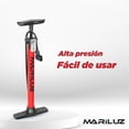 thumbnail image 2 of Bomba aire bicicleta Mariluz valvula FRAN AME Rojo, 2 of 7