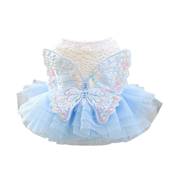 Robe Tutu Blingbling à la Mode avec Dentelle Élégante pour Petits Chiots Idéale pour Célébrations et Fêtes pour Occasions Festives