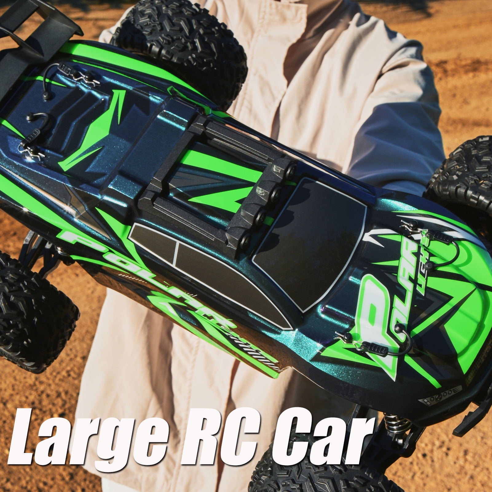 High Speed RC Car, 45KM/H, All Terrain 1:8 Off Road Vehicle, Outdoor Sport Off-Road Truck with 1 Rechargeable Batteries, Proportional Throttle/Steering, Independent Shock Absorption, Birthday Gifts