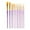 Purple, variant on 10Pcs Plastic Rod Oil Brushes Set,Painting Watercolor Hand Painted Art Brush Oil Brush Set,for Fine Brushes,Gouache,Watercolour,Acrylic,Oil Painting