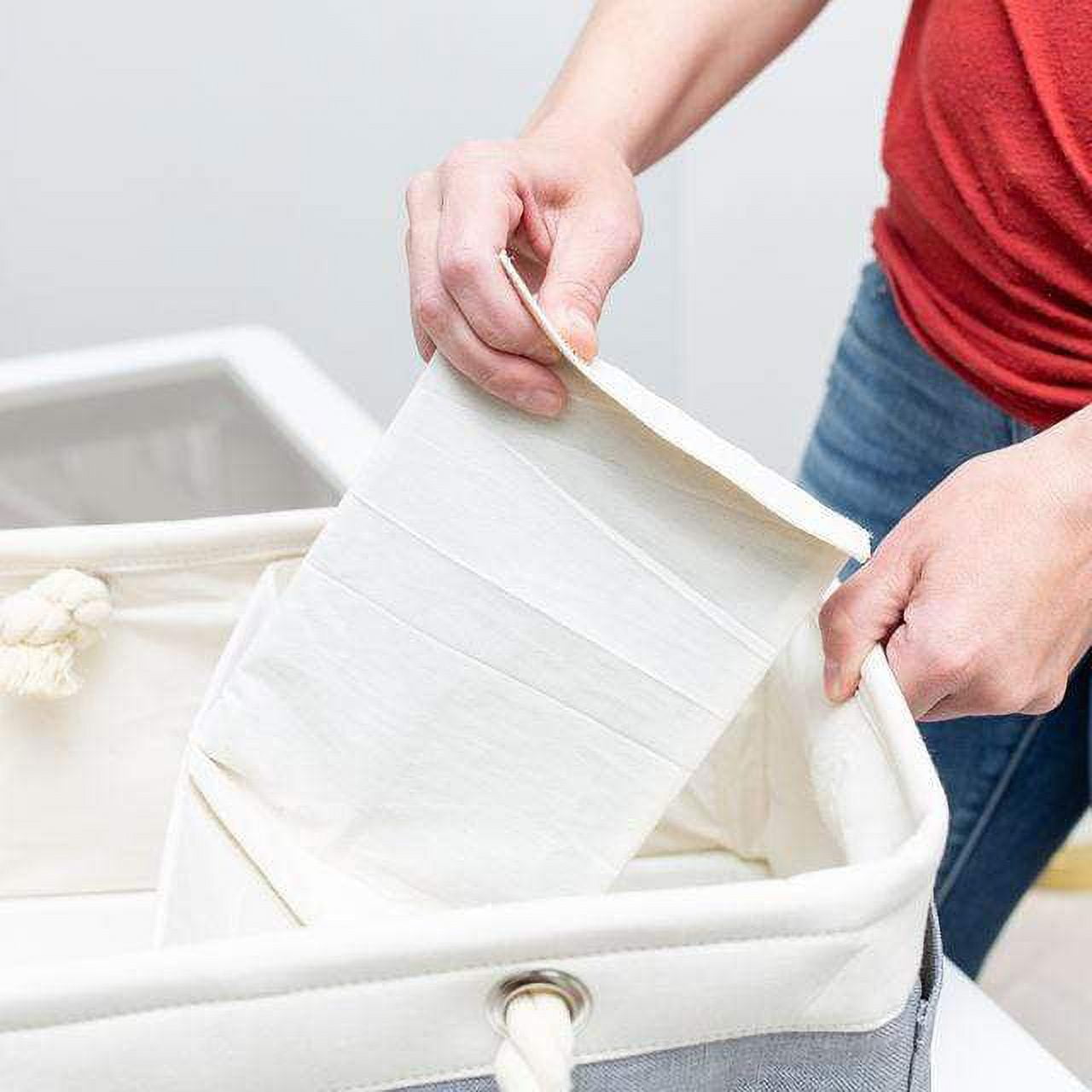 Canvas Caddy with rope handles