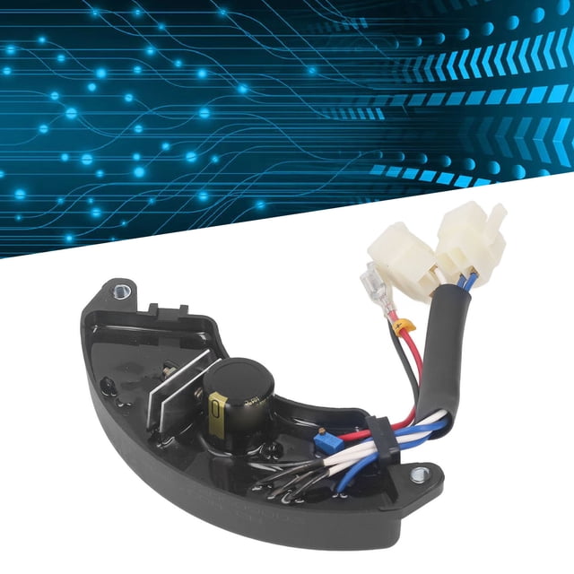 Módulo Regulador de Voltaje Automático AVR 50 60Hz 7 Cables Trifásico 470MFD 250VDC ANGGREK