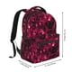 thumbnail image 2 of Disketp Burgundy Tie Dye Mochila Estampada para Hombre y Mujer – Mochila Ligera Clásica con Múltiples Bolsillos para Universidad, Trabajo y Viajes-One Size, 2 of 5