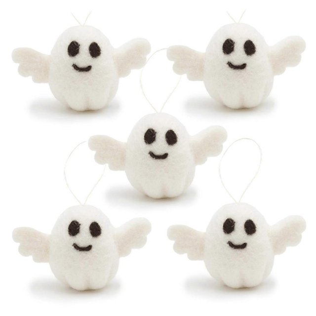Felt ghost Halloween decorations, fun felt Halloween decorations