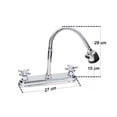 thumbnail image 3 of Llave Mezcladora Agua Fregadero O Tarja De Cocina Idrop  Cromado 2 Funciones Manerales Cruz, 3 of 3