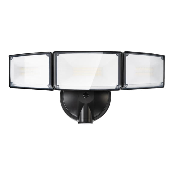Luz LED LUTEC de 75 W, 8000 lúmenes, desde el anochecer hasta el amanecer para exteriores