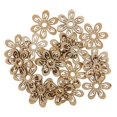 thumbnail image 2 of 20 Pieces 35mm Natural Wood Shape Flower Embellishment Pieces for DIY Gift Tags Ornament, 2 of 8