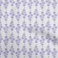 thumbnail image 1 of oneOone Cotton Flex Purple Fabric Asian Block Floral Sewing Material Print Fabric By The Yard 40 Inch Wide, 1 of 4