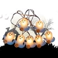 thumbnail image 4 of Luces Fantasma Cadena Halloween 3M 20 LED para Suministros Fiestas en El, 4 of 9