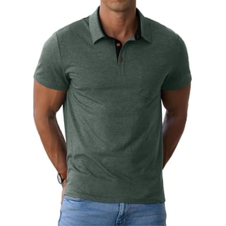 Sport-Tek K467 Mens Dri-Mesh Polo with Tipped Collar & Piping,