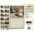 thumbnail image 3 of 2026 Cabin in the Woods Wall Calendar 16-Month X-Large Size 14x22, Best Retro Rustic Cabin Calendar by The KING Company-Monster Calendars, 3 of 7