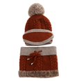 thumbnail image 3 of Gorro de invierno a la modaconjunto de bufanda para mujer y niñagorros con pompones de pasamontañas gruesos y cálidos Ndcxsfigh Para estrenar, 3 of 9