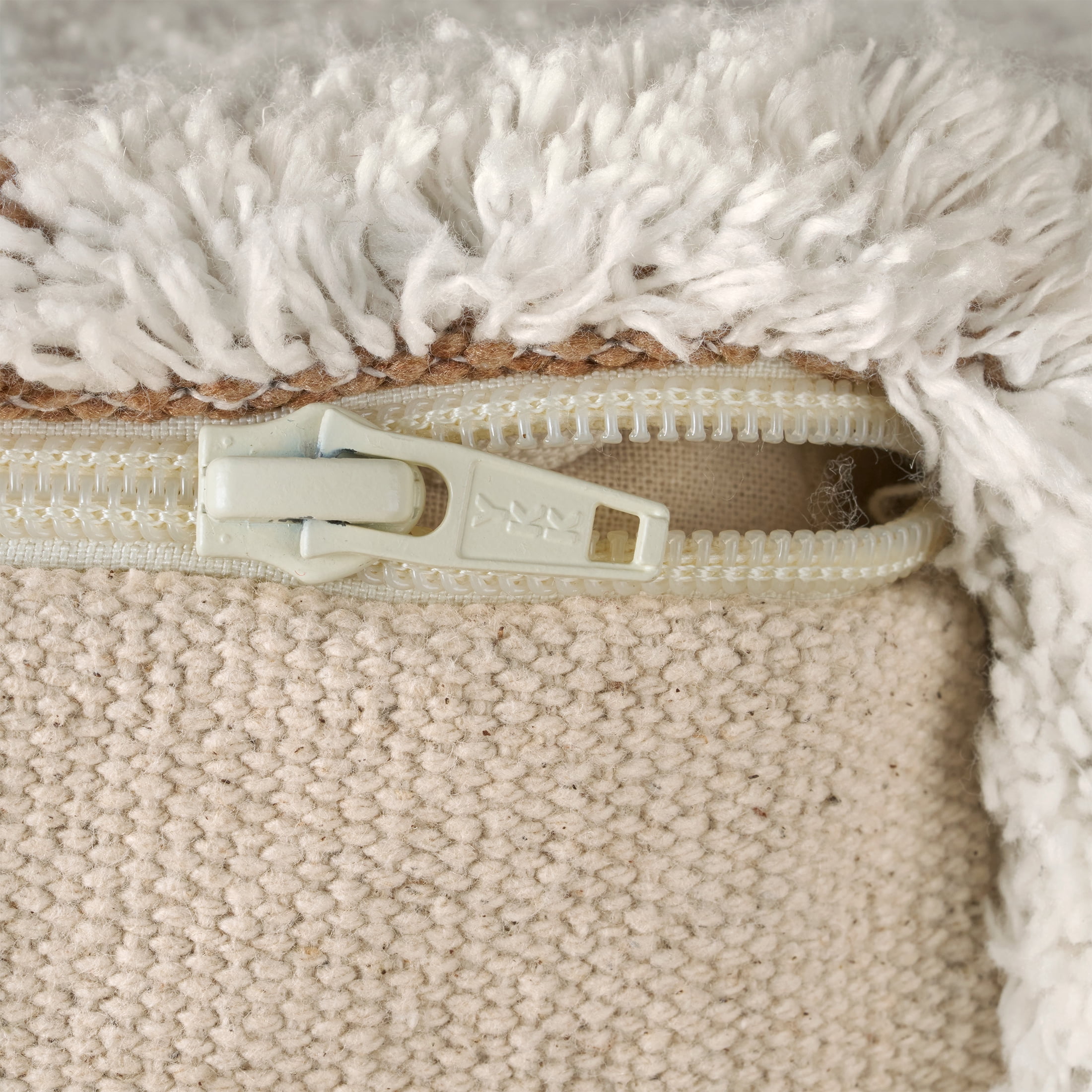 Better Homes & Gardens Dharra Organic Linework Pouf Cover
